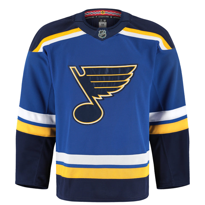 ST. LOUIS BLUES FANATICS ON ICE AUTHENTIC PRO HOME JERSEY Jersey Fanatics   