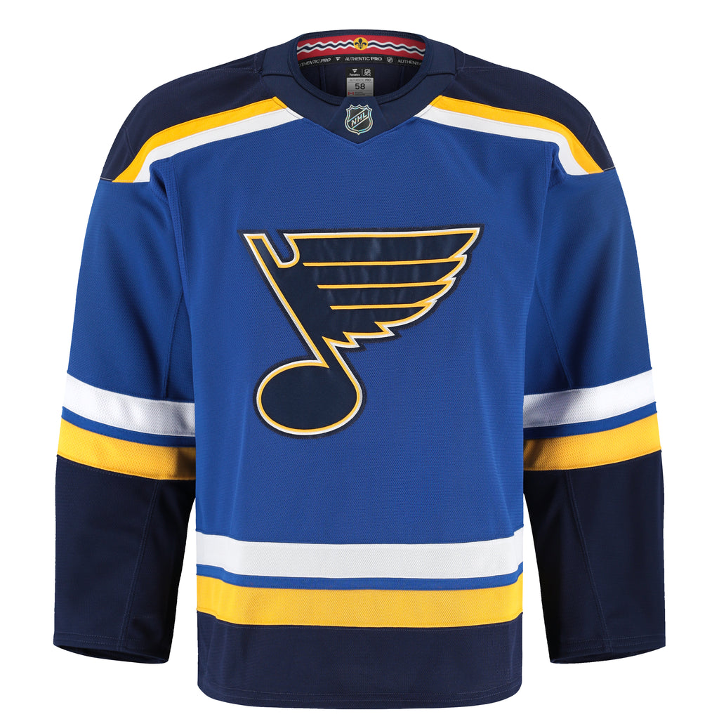 ST. LOUIS BLUES FANATICS ON ICE AUTHENTIC PRO ALTERNATE JERSEY