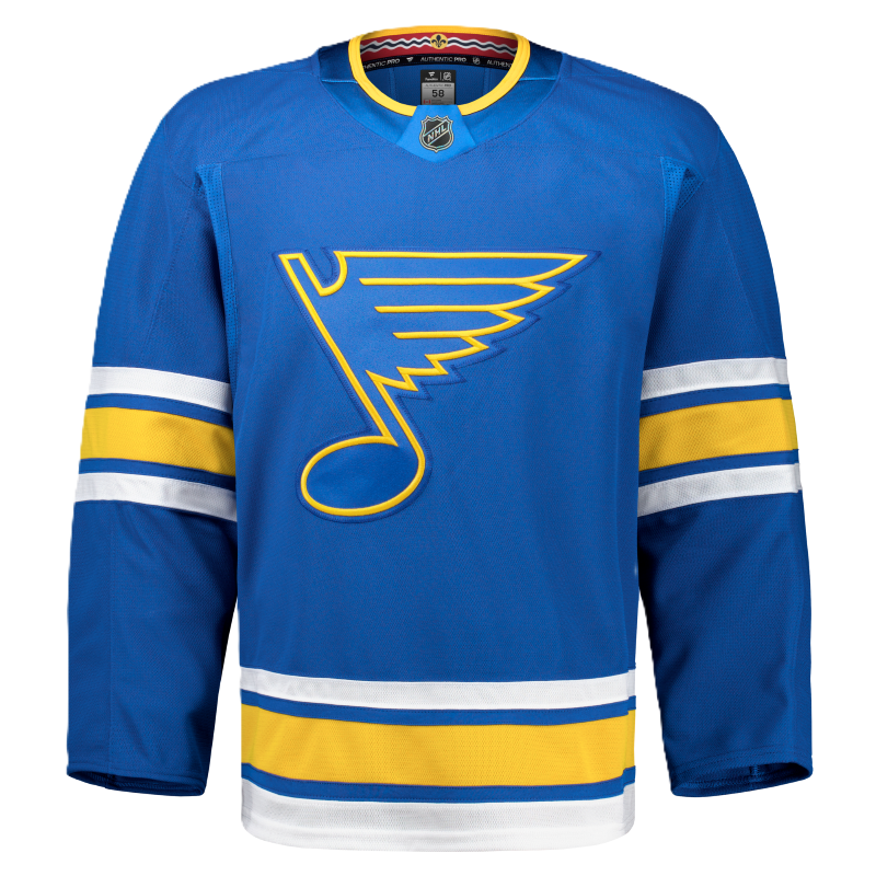 ST. LOUIS BLUES FANATICS ON ICE AUTHENTIC PRO HOME JERSEY Jersey Fanatics