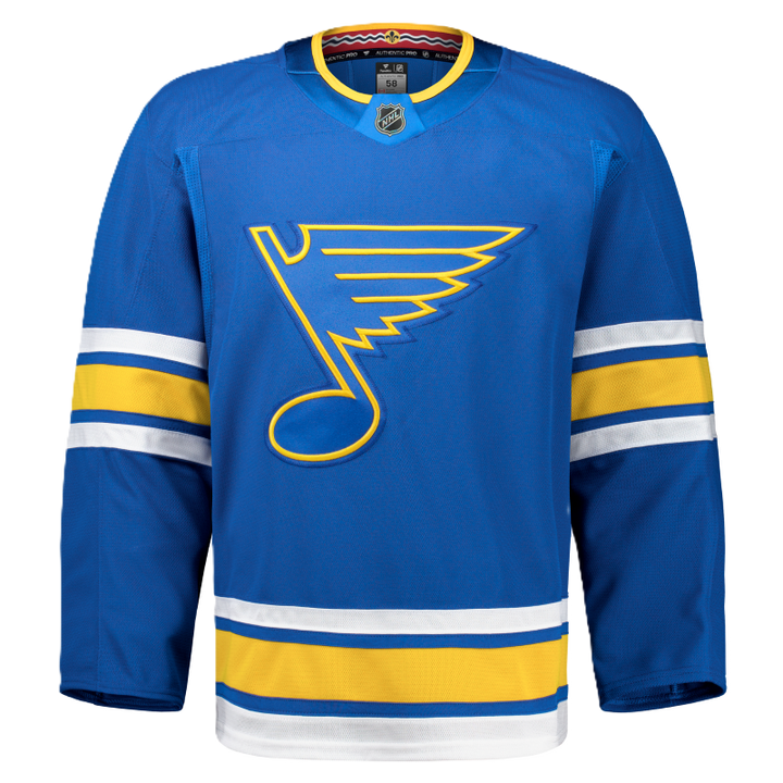 ST. LOUIS BLUES FANATICS ON ICE AUTHENTIC PRO HOME JERSEY Jersey Fanatics
