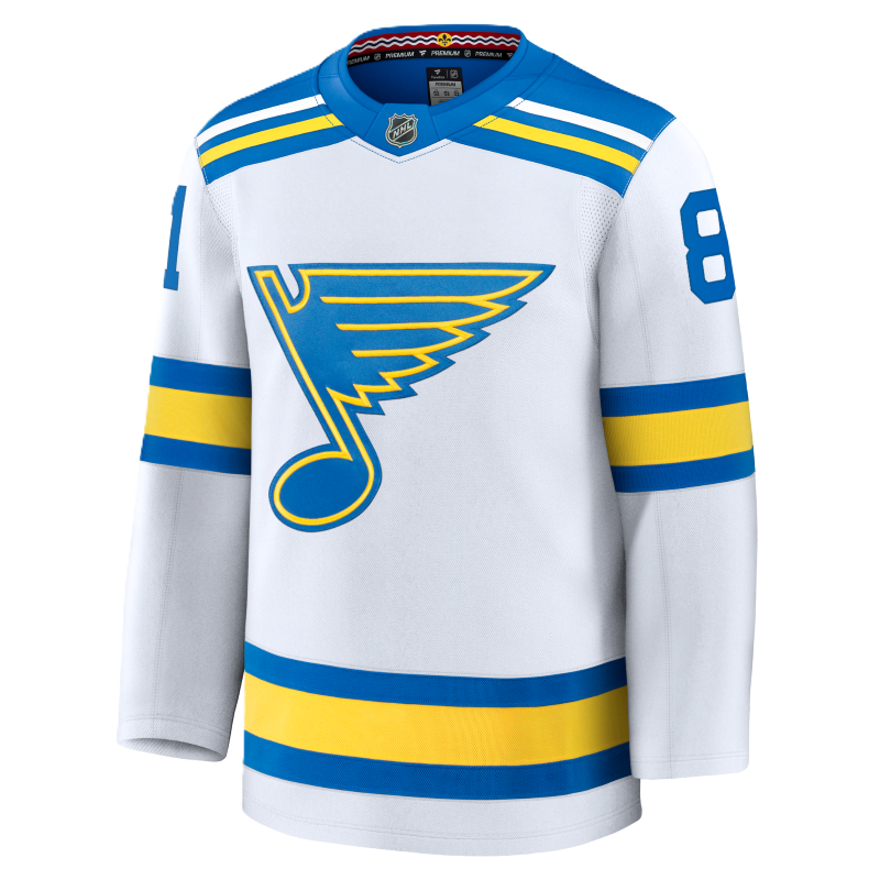 ST. LOUIS BLUES FANATICS PREMIUM ROAD JERSEY - HOLLOWAY #81 Jersey Fanatics