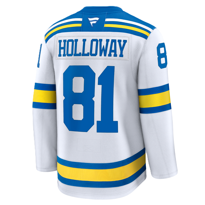 ST. LOUIS BLUES FANATICS PREMIUM ROAD JERSEY - HOLLOWAY #81 Jersey Fanatics