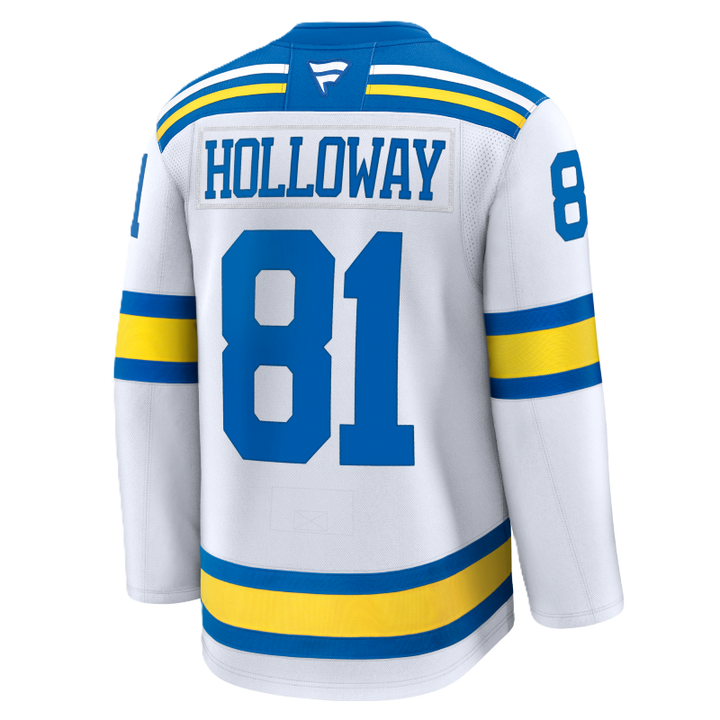 ST. LOUIS BLUES FANATICS PREMIUM ROAD JERSEY - HOLLOWAY #81 Jersey Fanatics