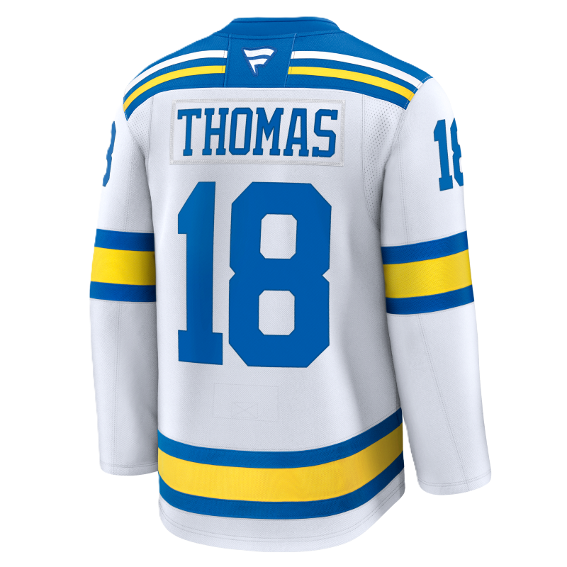 ST. LOUIS BLUES FANATICS PREMIUM ROAD JERSEY - THOMAS #18 Jersey Fanatics