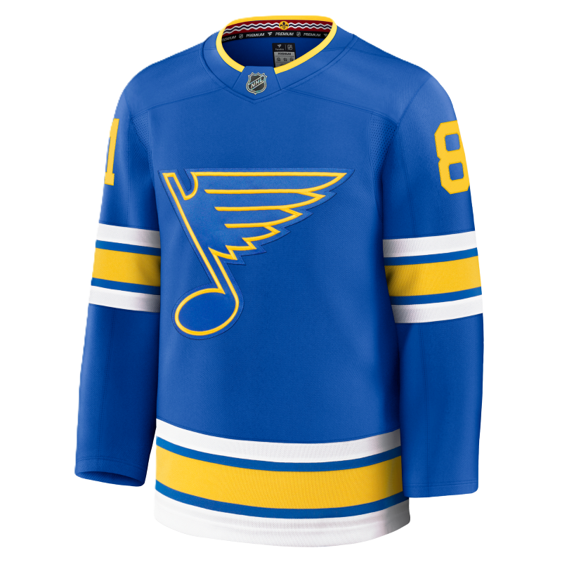 ST. LOUIS BLUES FANATICS PREMIUM HOME JERSEY - HOLLOWAY #81 Jersey Fanatics