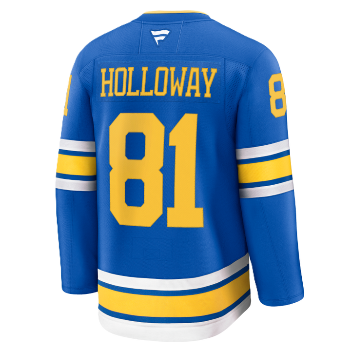 ST. LOUIS BLUES FANATICS PREMIUM HOME JERSEY - HOLLOWAY #81 Jersey Fanatics