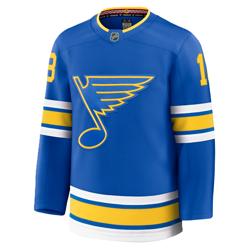 ST. LOUIS BLUES FANATICS PREMIUM PRO HOME JERSEY - THOMAS #18 Jersey Fanatics