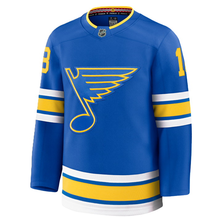 ST. LOUIS BLUES FANATICS PREMIUM PRO HOME JERSEY - THOMAS #18 Jersey Fanatics