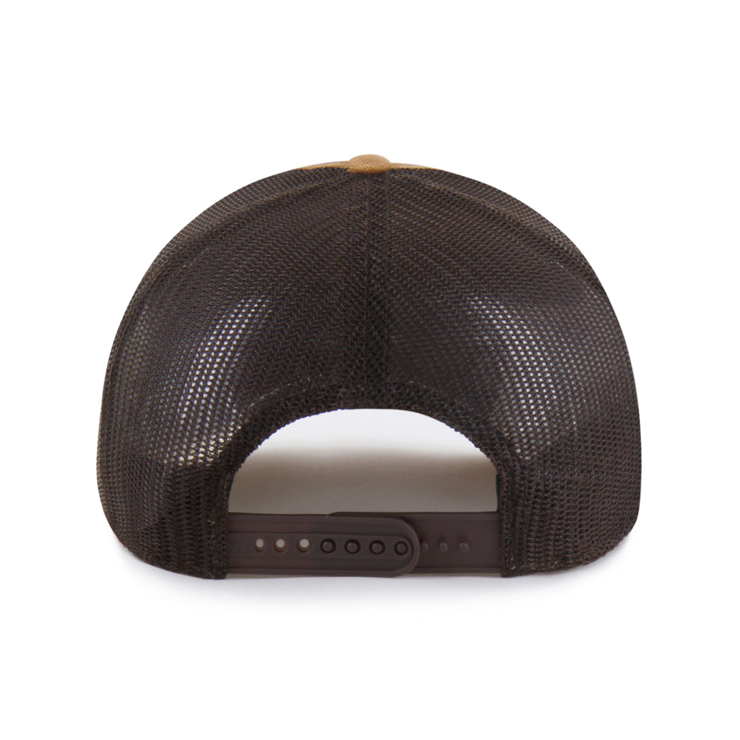 ST. LOUIS BLUES CARHARTT x '47 BRAND BLUE NOTE TRUCKER HAT - BROWN Adjustable Cap '47 Brand