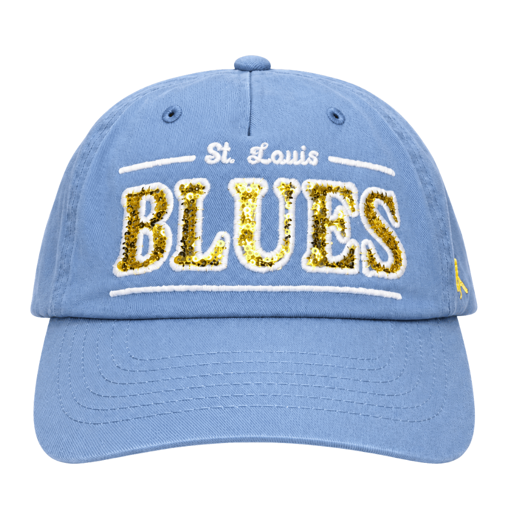 ST. LOUIS BLUES CAPX STRAPBACK SEQUIN WOMEN'S HAT