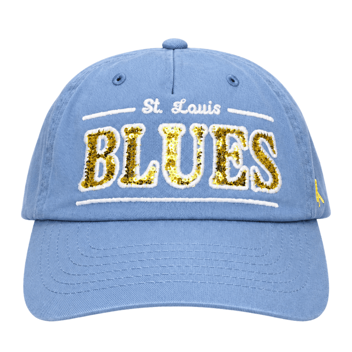 ST. LOUIS BLUES CAPX STRAPBACK SEQUIN WOMEN'S HAT