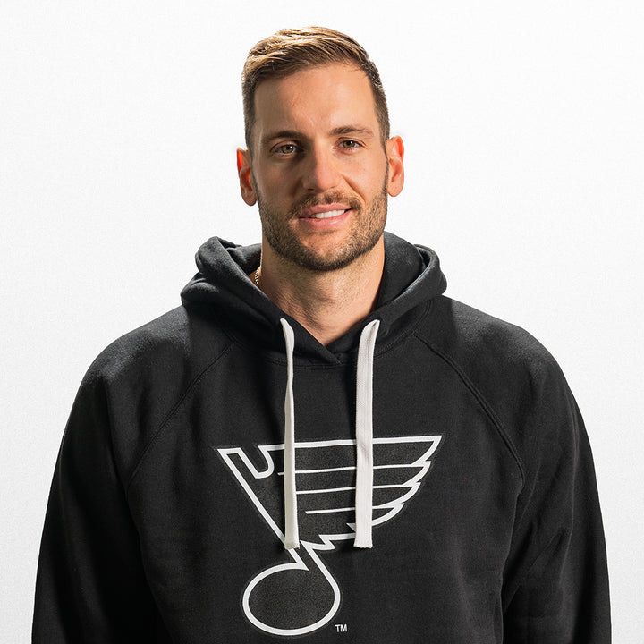 ST. LOUIS BLUES DUSK SPORTIQE OLSEN HOODIE - BLACK