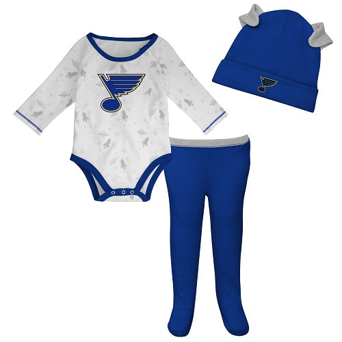 ST. LOUIS BLUES OUTERSTUFF NEWBORN DREAM TEAM SET - MULTI