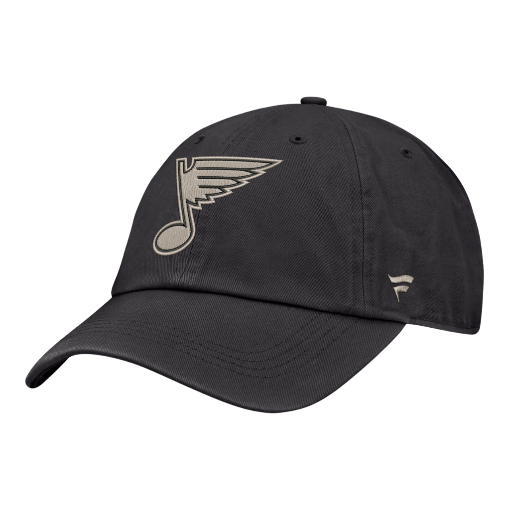 St. Louis Blues Fanatics Authentic Pro Blue Note Cap - Charcoal