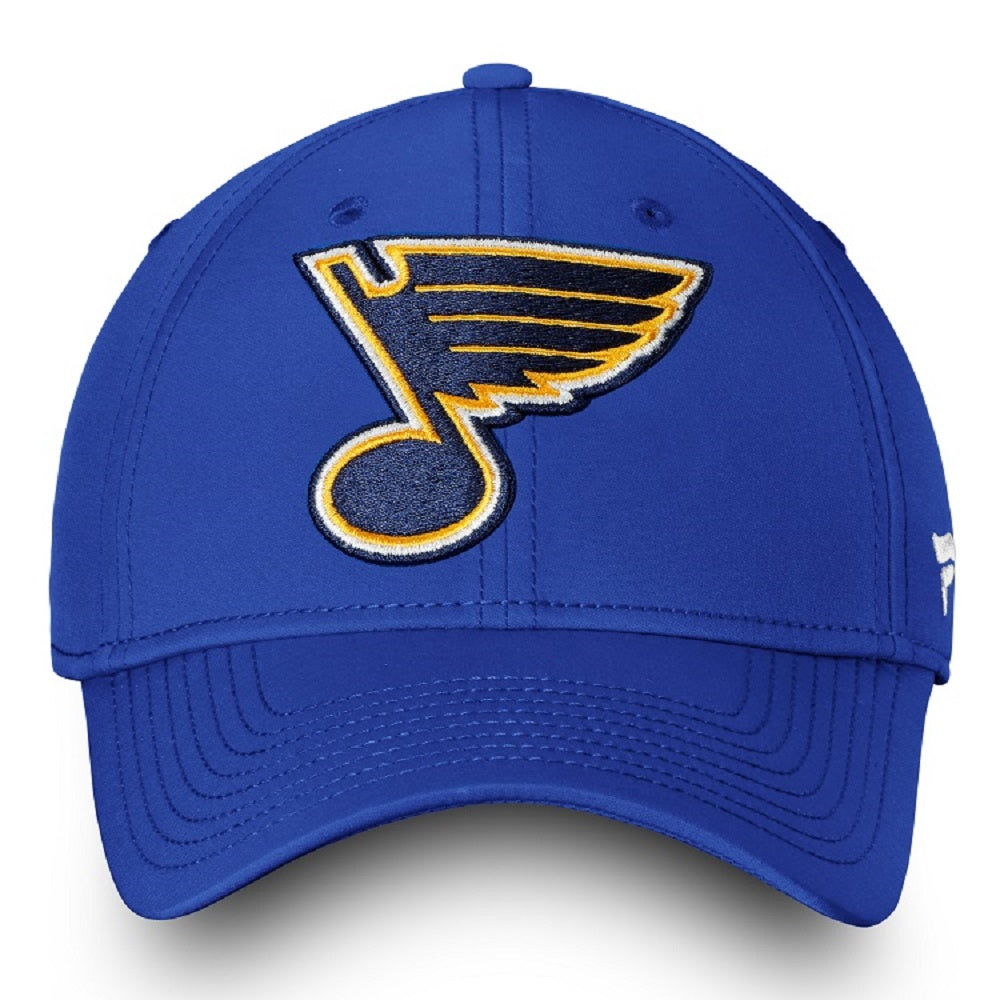ST. LOUIS BLUES FANATICS CORE SPEED FLEX FIT HAT - ROYAL Hat STL Authentics