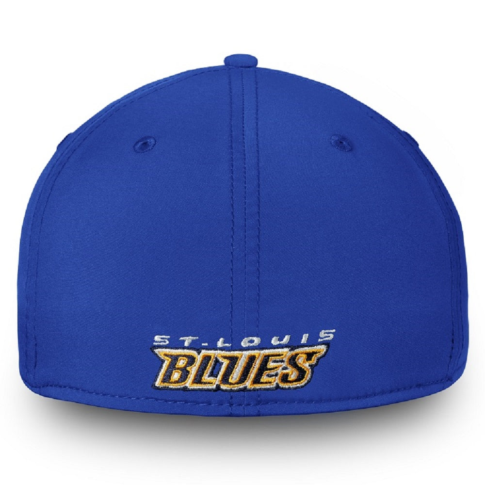 ST. LOUIS BLUES FANATICS CORE SPEED FLEX FIT HAT - ROYAL Hat STL Authentics
