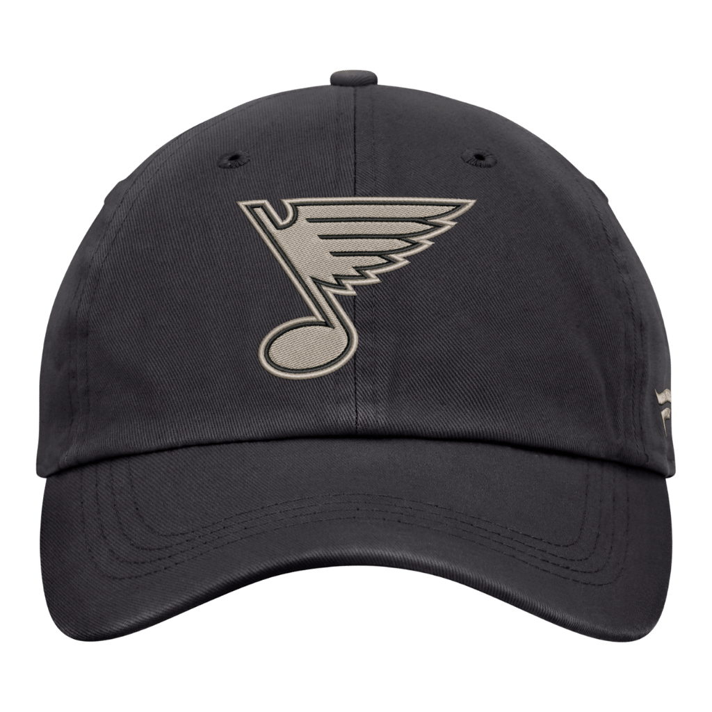 St. Louis Blues Fanatics Authentic Pro Blue Note Cap - Charcoal