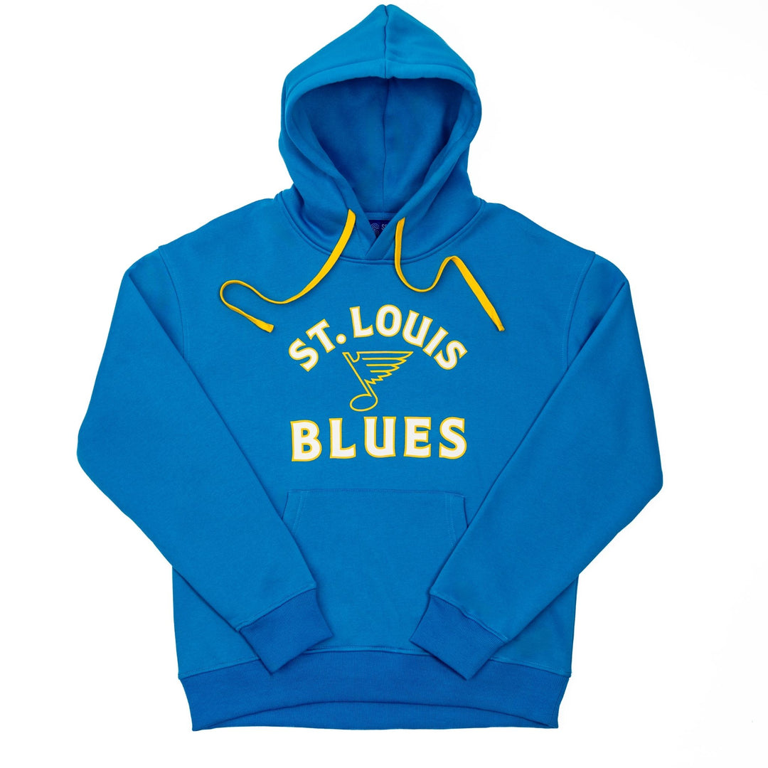 STL BLUES ARCH NOTE HOODIE