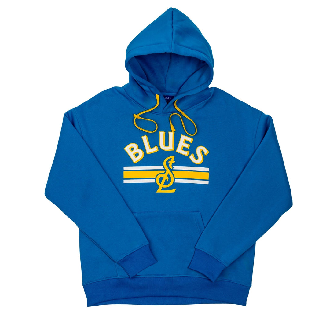 STL BLUES STRIPE MARK HOODIE