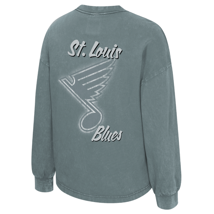 ST. LOUIS BLUES WOMENS BLUE NOTE CREW