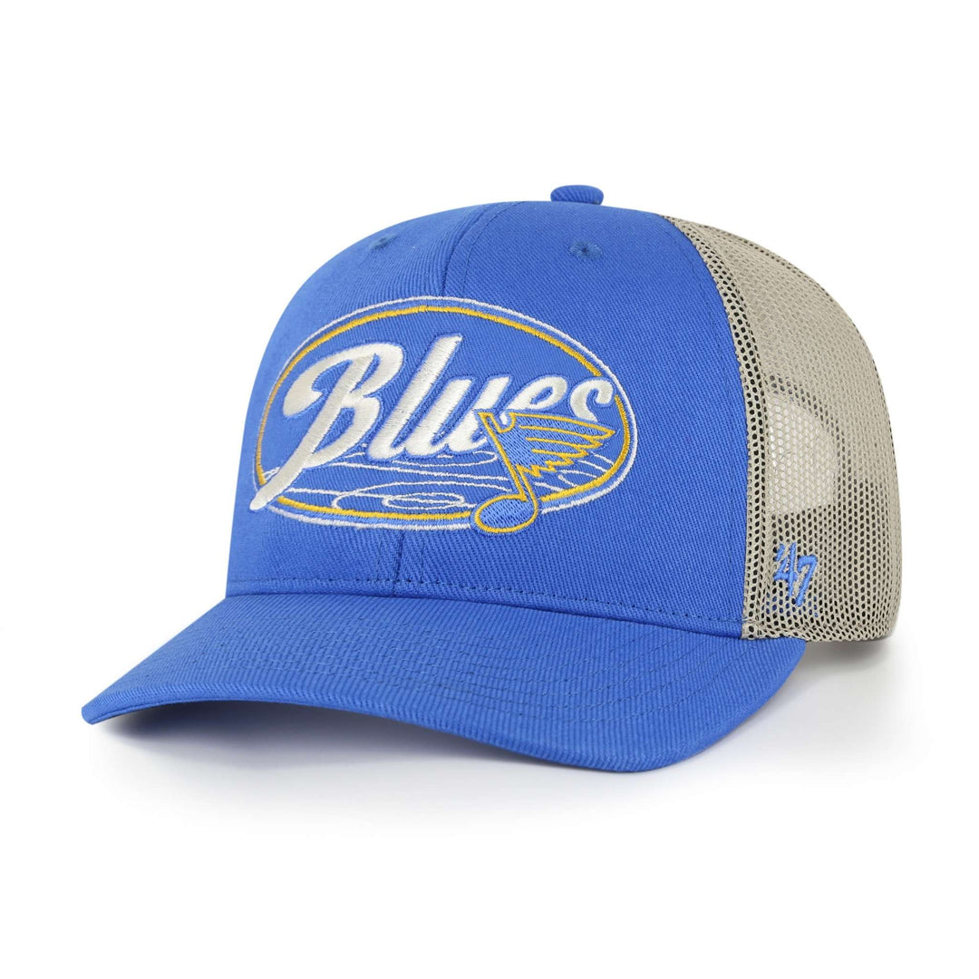 OVAL BLUES NOTE MESH TRUCKER CAP