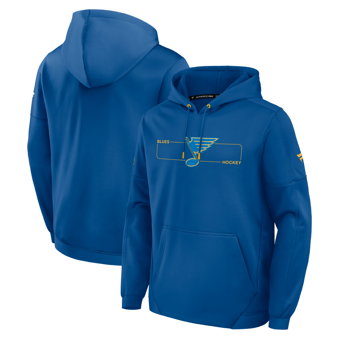 ST. LOUIS BLUES FANATICS AP BLUE NOTE HOODIE