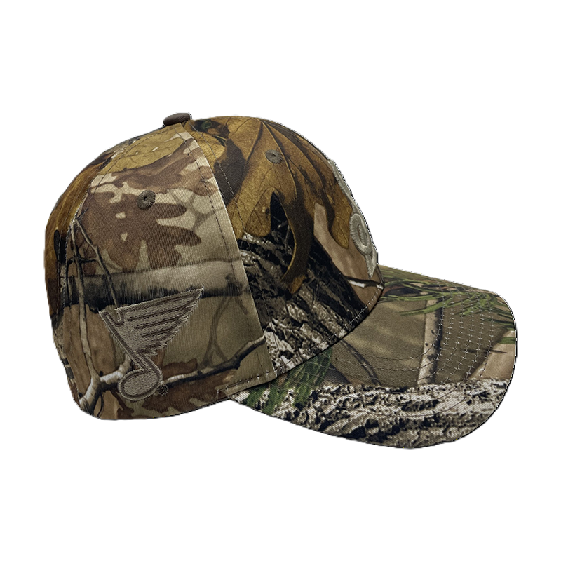 ST. LOUIS BLUES SUCCESS BRANDS HUNTING & FISHING STL LOGO SNAPBACK - CAMO Adjustable Cap Success Promotions