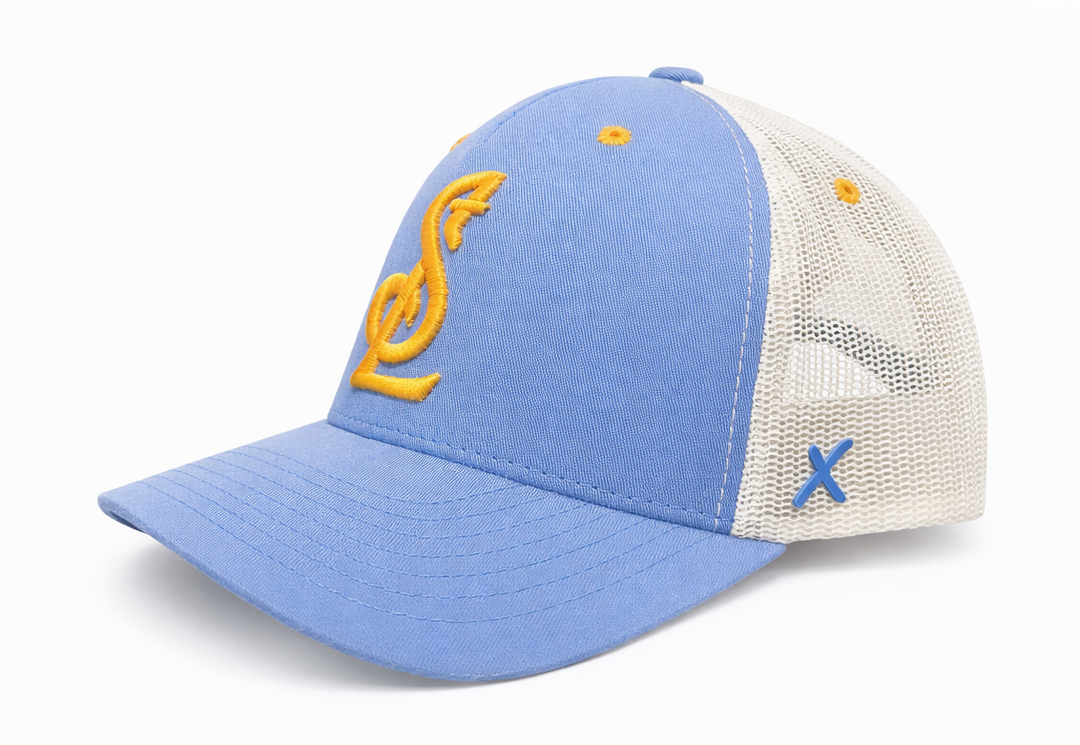 ST. LOUIS BLUES BOBBY PLAGER 5 STL MESH SNAPBACK - BLUE Adjustable Cap CapX