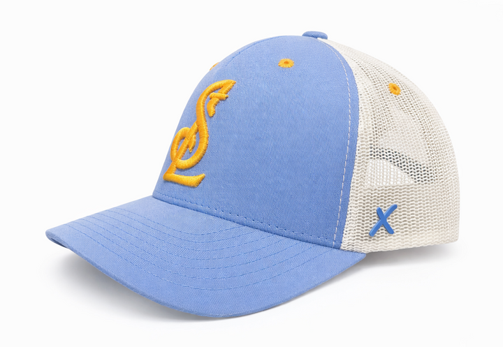 ST. LOUIS BLUES BOBBY PLAGER 5 STL MESH SNAPBACK - BLUE Adjustable Cap CapX