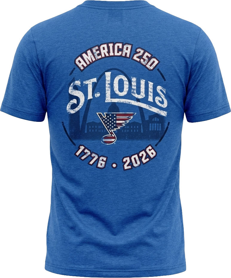 SAINT LOUIS BLUES AMERICAN 250 T SHIRT