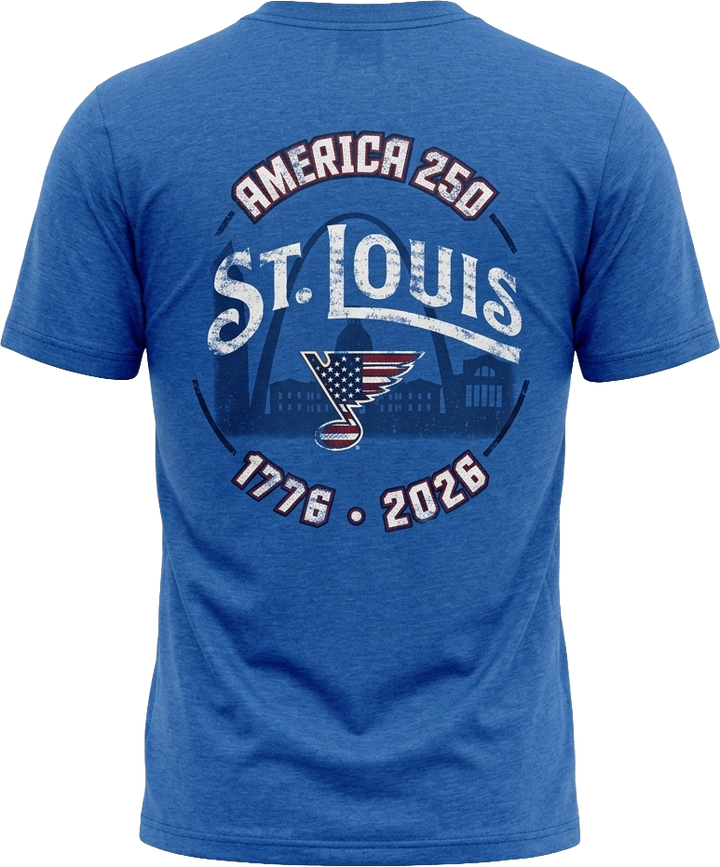 SAINT LOUIS BLUES AMERICAN 250 T SHIRT