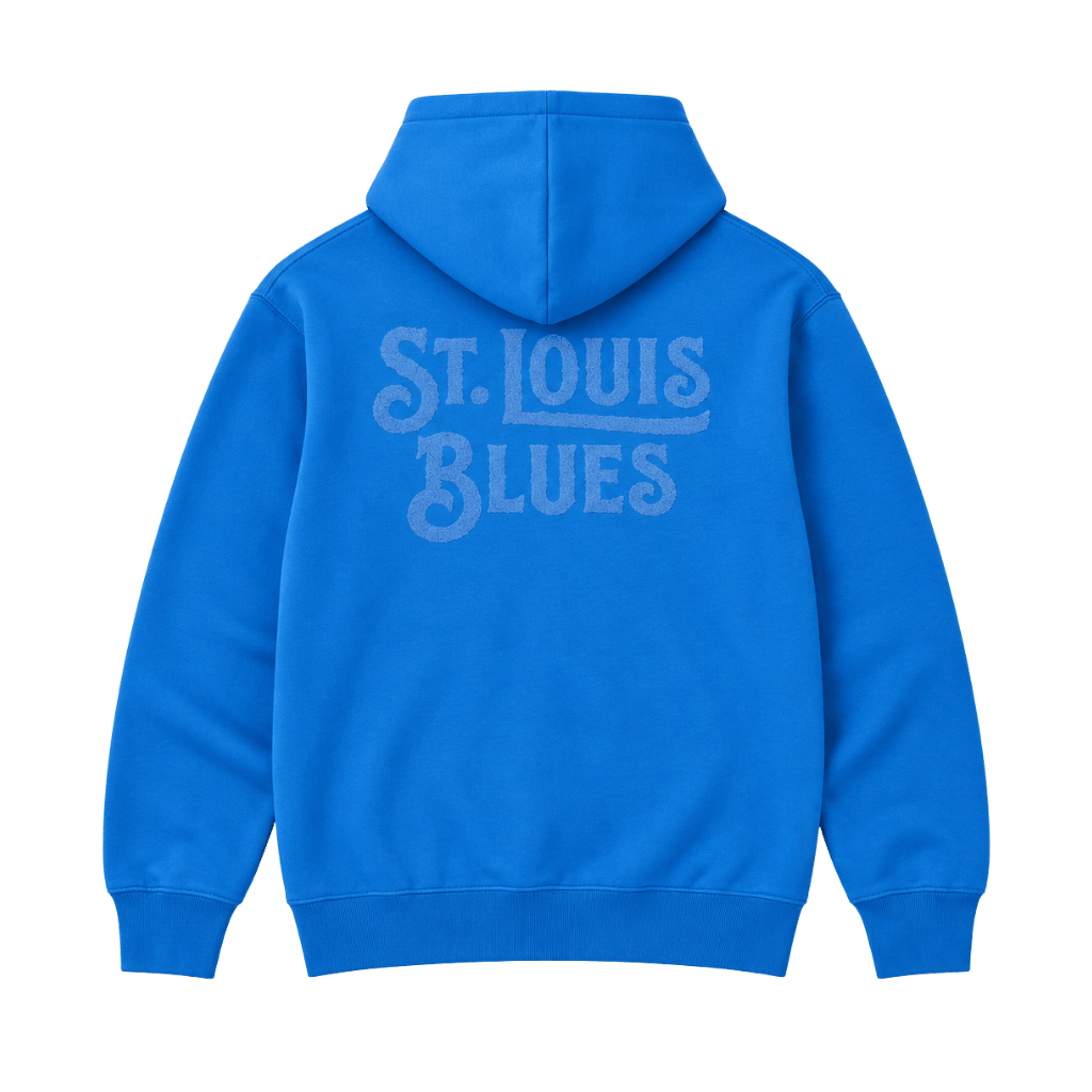 ST. LOUIS BLUES CHENILLE STL MARK HOODIE