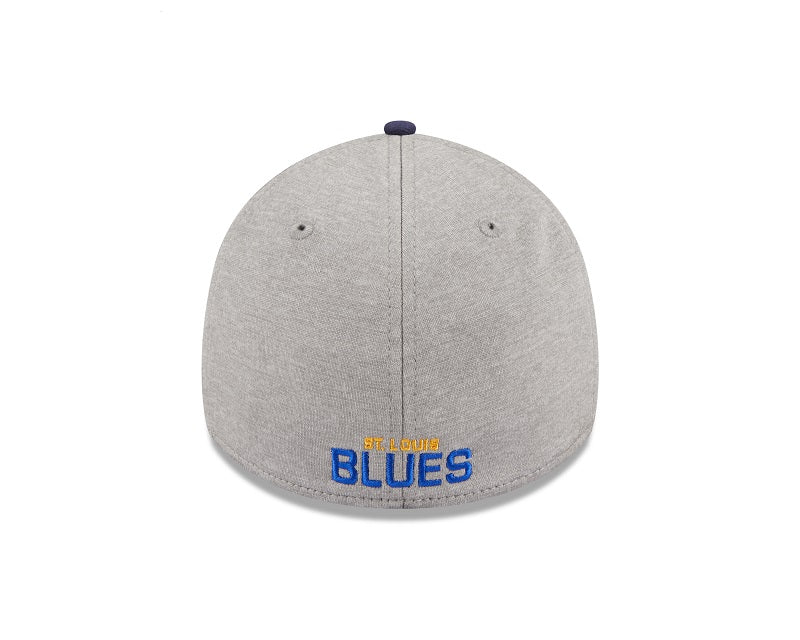 ST. LOUIS BLUES NEW ERA 3930 NOTE PIPE FLEXFIT - GREY/NAVY Hat New Era   