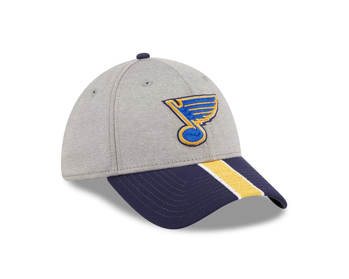 ST. LOUIS BLUES NEW ERA 3930 NOTE PIPE FLEXFIT - GREY/NAVY Hat New Era   