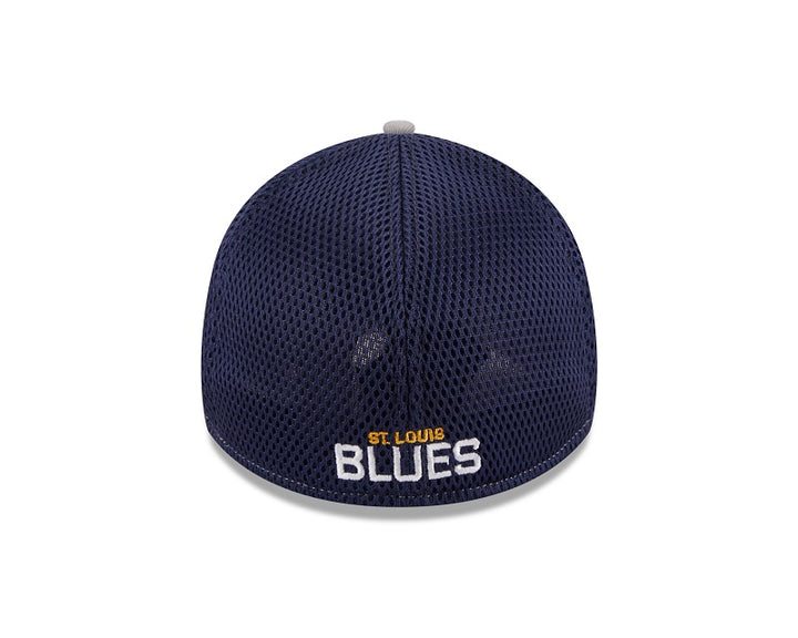 ST. LOUIS BLUES NEW ERA 3930 NOTE STRIPE FLEXFIT - GREY/NAVY Hat New Era   