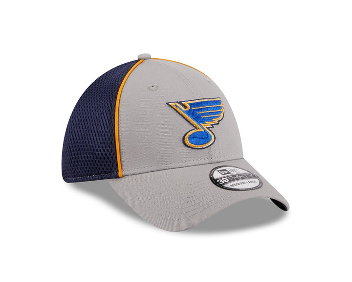 ST. LOUIS BLUES NEW ERA 3930 NOTE STRIPE FLEXFIT - GREY/NAVY