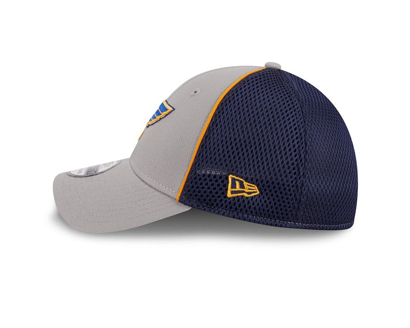 ST. LOUIS BLUES NEW ERA 3930 NOTE STRIPE FLEXFIT - GREY/NAVY