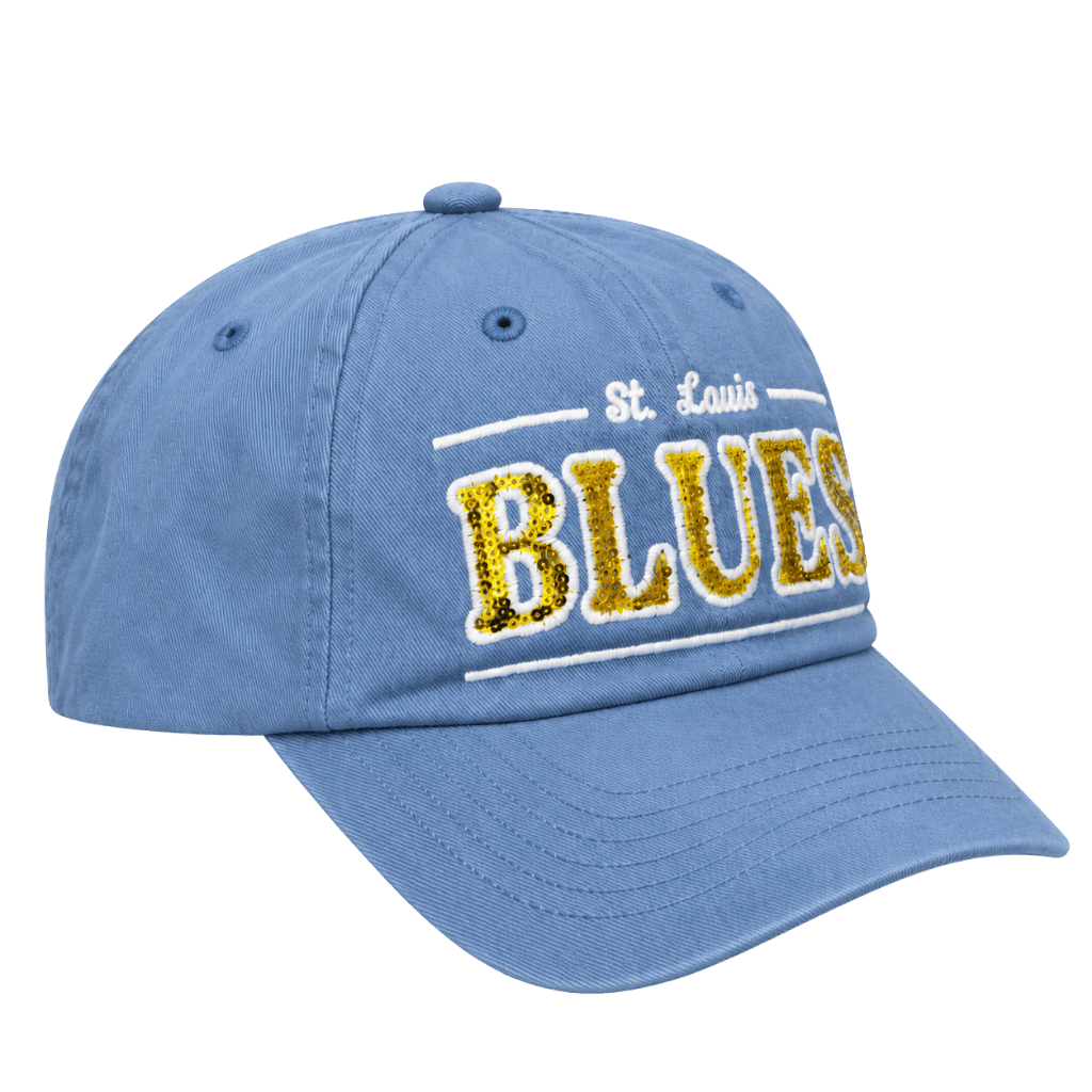 ST. LOUIS BLUES CAPX STRAPBACK SEQUIN WOMEN'S HAT