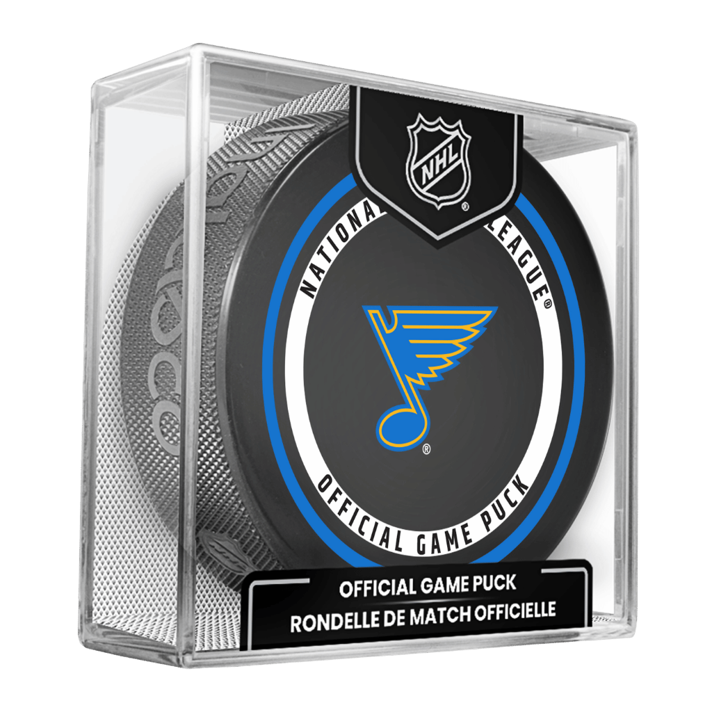 ST. LOUIS BLUES 2026-2027 OFFICIAL PUCK IN CASE Puck NHL