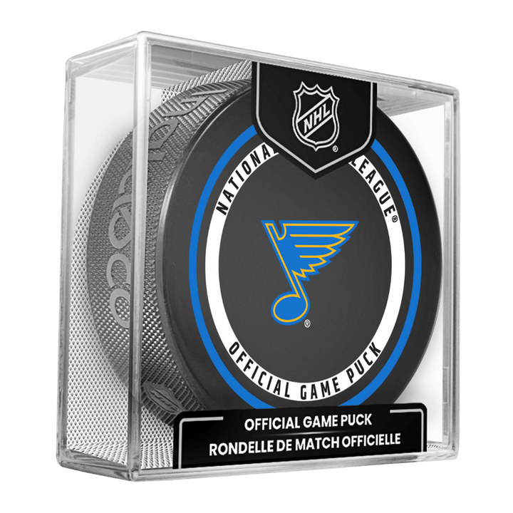 ST. LOUIS BLUES 2026-2027 OFFICIAL PUCK IN CASE Puck NHL
