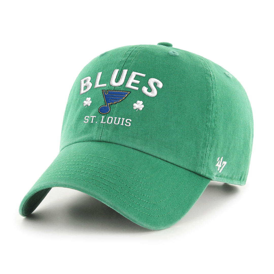 ST. LOUIS BLUES '47 BRAND ST. PADDY'S DAY STRAPBACK HAT - GREEN Hat '47 Brand   