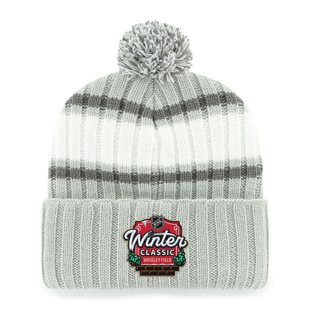 ST. LOUIS BLUES '47 WINTER CLASSIC PLATEAU POM KNIT - GREY Knit '47 Brand   