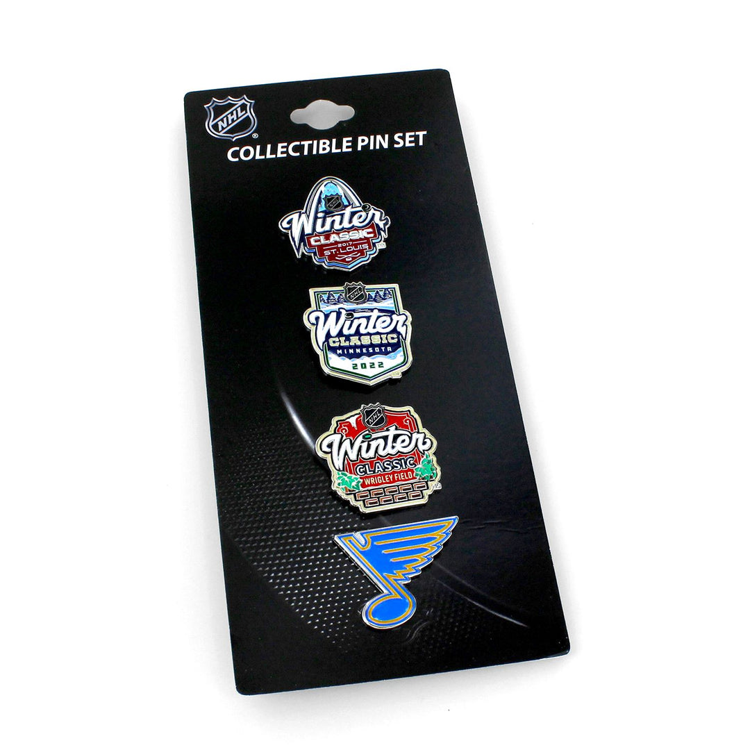 ST. LOUIS BLUES AMINCO WINTER CLASSIC COLLECTOR PIN SET - MULTICOLOR Collector Pins Aminco