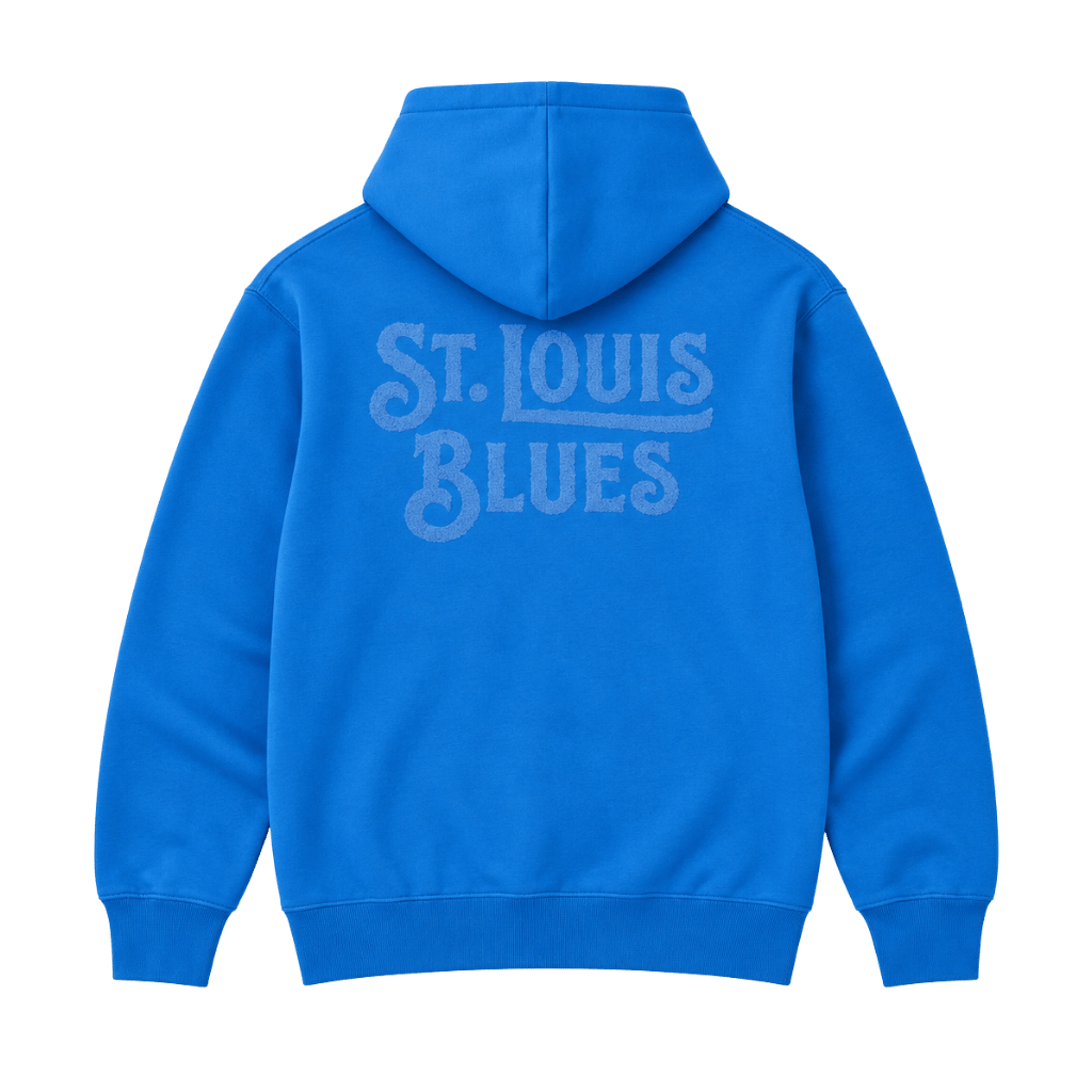 ST. LOUIS BLUES CHENILLE FLEUR LOGO HOODIE