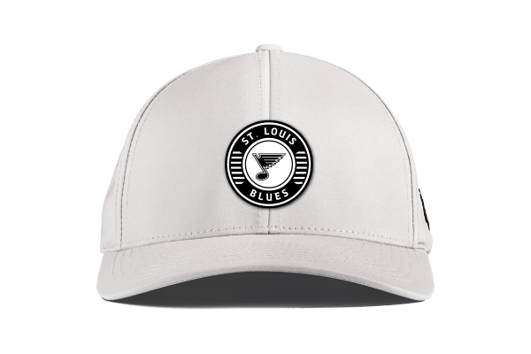 BLUES CURVED 5-PANEL SNAPBACK CIRCLE NEW BLUE NOTE - White Hat Branded Bills