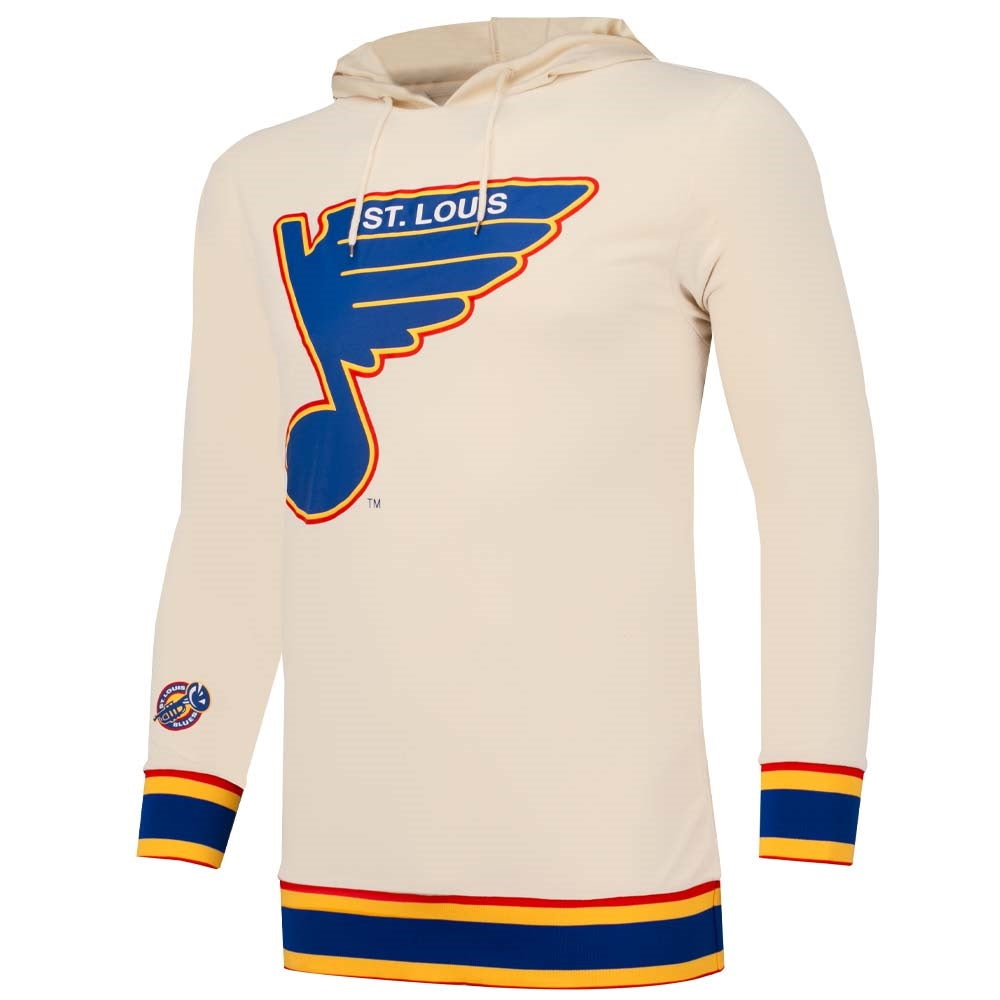 St. Louis Blues Youth Pro Assist Long Sleeve T-Shirt - Gold/Blue