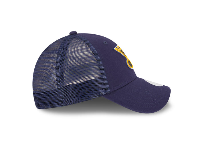 ST. LOUIS BLUES LADIES NEW ERA 9FORTY SPARKLE MESH SNAPBACK HAT NAVY - ADJ Hat New Era   
