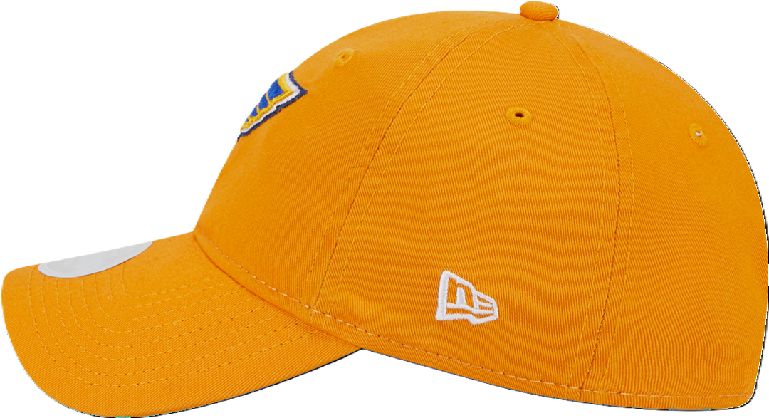 ST. LOUIS BLUES NEW ERA 9TWENTY WOMEN'S NOTE LOGO ADJUSTABLE HAT - GOLD Adjustable Cap New Era