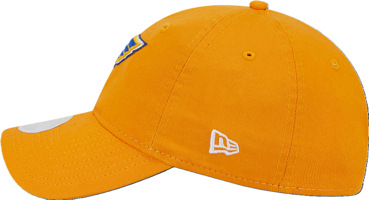 ST. LOUIS BLUES NEW ERA 9TWENTY WOMEN'S NOTE LOGO ADJUSTABLE HAT - GOLD Adjustable Cap New Era