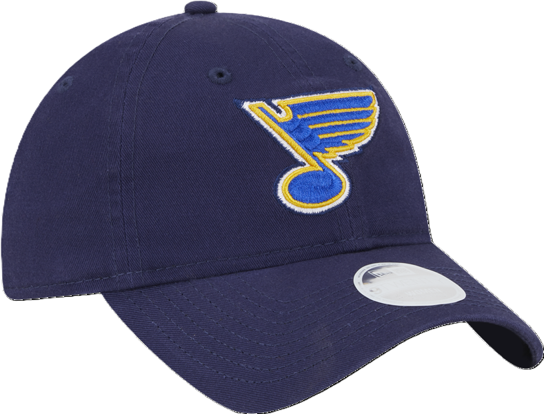 ST. LOUIS BLUES NEW ERA 9TWENTY WOMEN'S NOTE LOGO ADJUSTABLE HAT - NAVY Adjustable Cap New Era